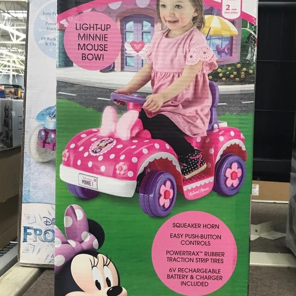 minnie mouse rechargeable car
